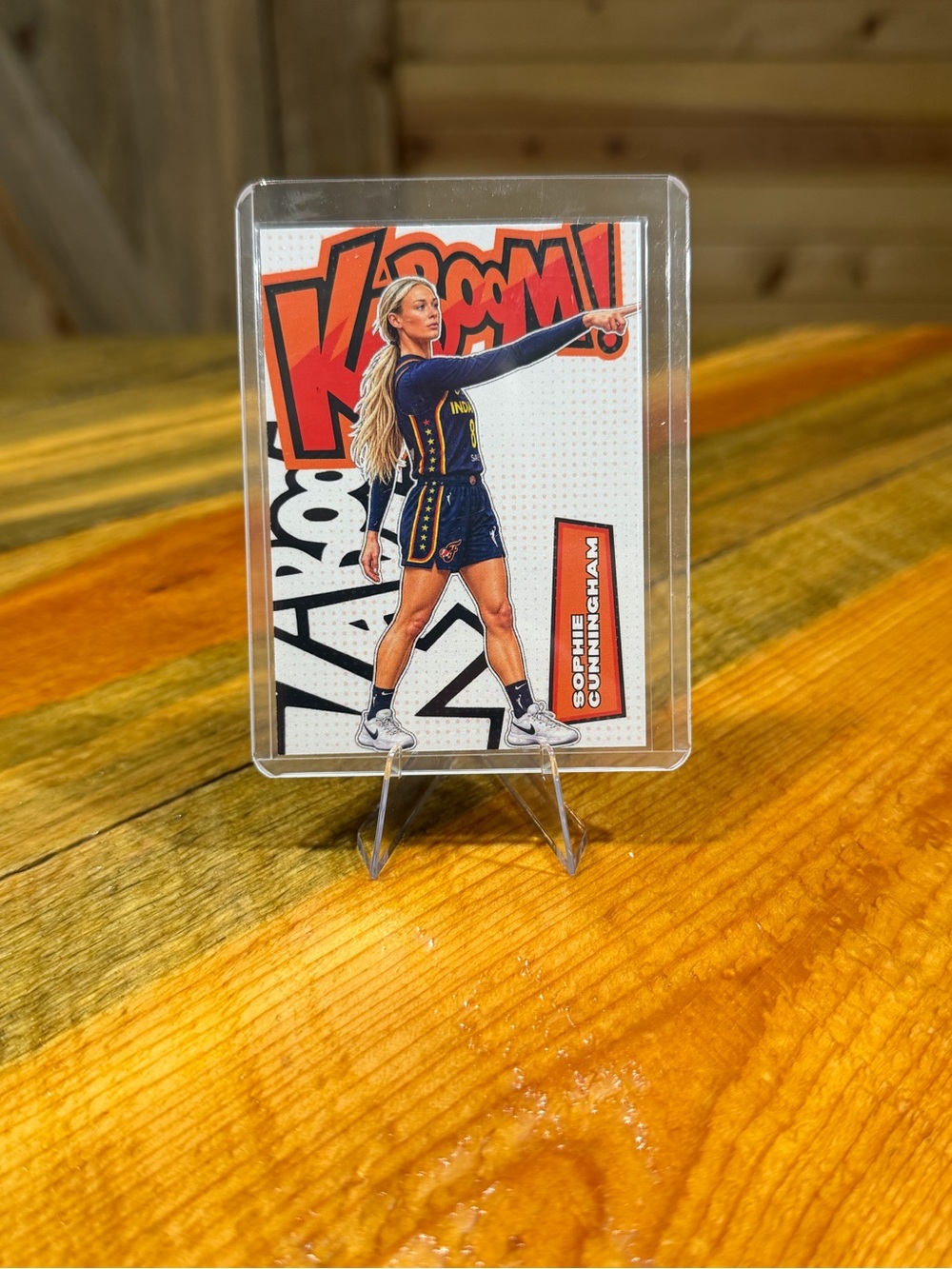 Sophie Cunningham Indiana Fever Custom Kaboom! Basketball Card
